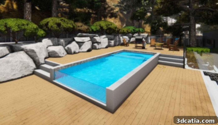 The world's first 3D printed fiberglass pool by San Juan Pools