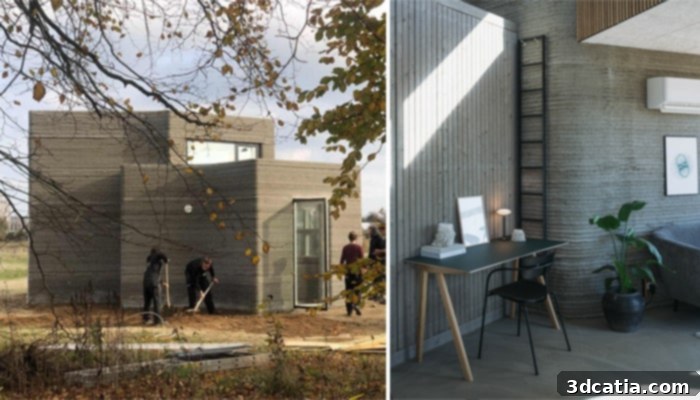 3DCP Group Scandinavian 3D printed house