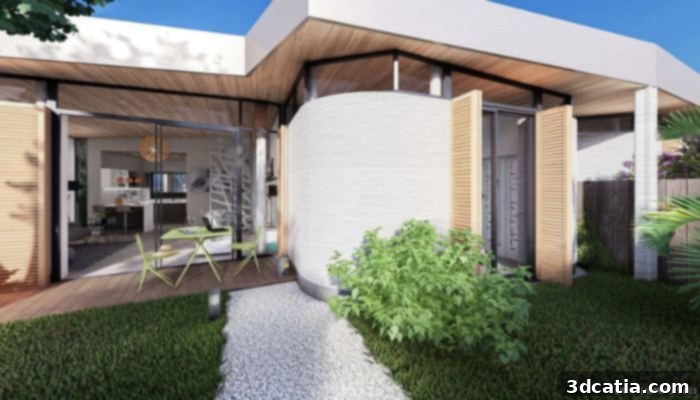The Villaprint 3D printed house complex in Reims