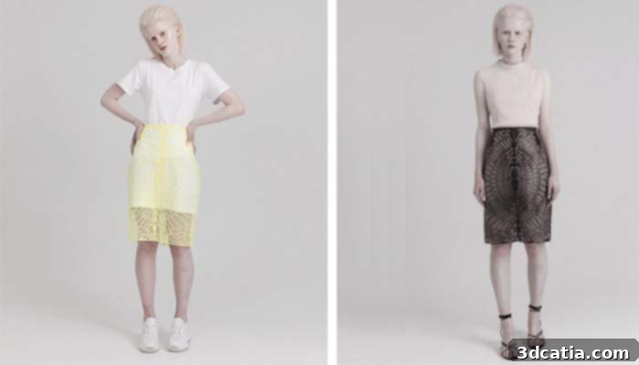 3D printed skirt