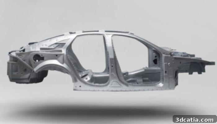 3D modeled and 3D printed car chassis