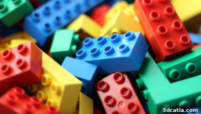 Legos are one of many products made using ABS