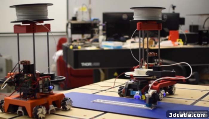 AMBOTS Unleashes Swarm 3D Printing 3 ambots