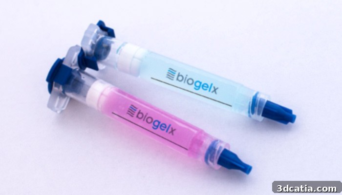 Biogelx inks are primarily developed for extrusion-based 3D bioprinting, a dominant technology in the market