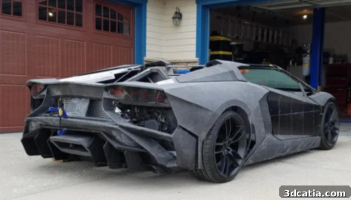 3D printed Lamborghini