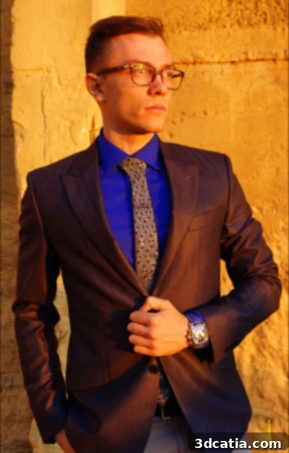 Fiordi Pernaska, CEO of VIP TIE, discussing 3D printed ties