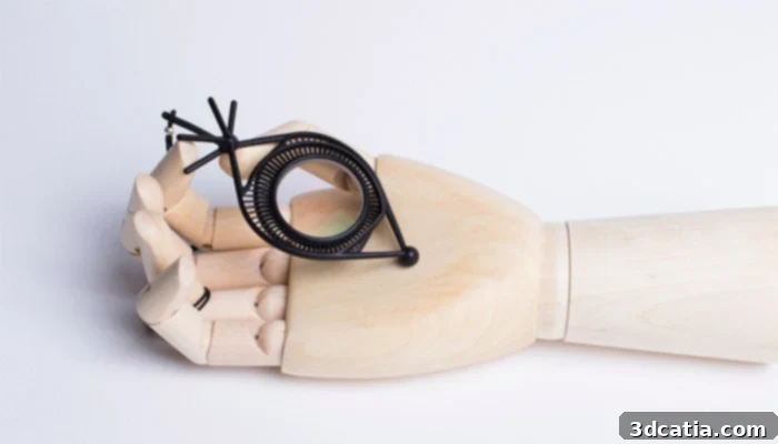 F-elia's DORA, LUNA, and GALA models of 3D printed optical jewelry in various colors.