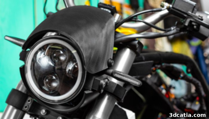 3D printed motorelectric bike 