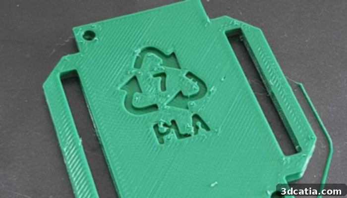 Recycled PLA filament