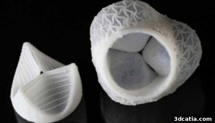 3D printed heart valves