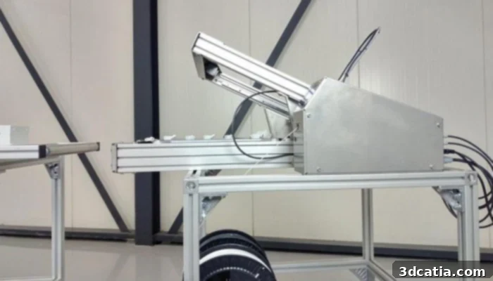 Eurecat's Blackbelt 3D printer utilizes a conveyor belt for continuous textile customization.