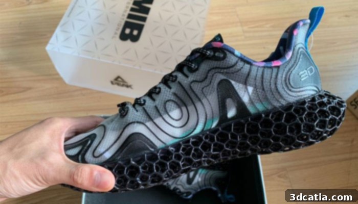 PEAK3D: Fully 3D Printed Footwear Redefined 3 3D printed sneakers