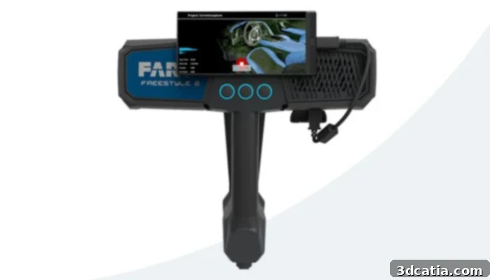 The Faro Freestyle 2, a versatile handheld professional 3D scanner.