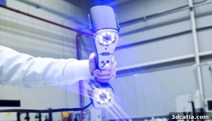 Scantech KSCAN-Magic, a powerful hybrid laser handheld 3D scanner.