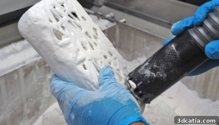 XYZBag uses advanced powder-based 3D printing technology for custom designs.