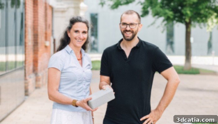 Herwig Hengl with Irene Fialka, CEO of INiTS