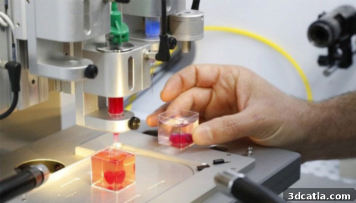 Bioprinted Human Heart by Tel Aviv Researchers