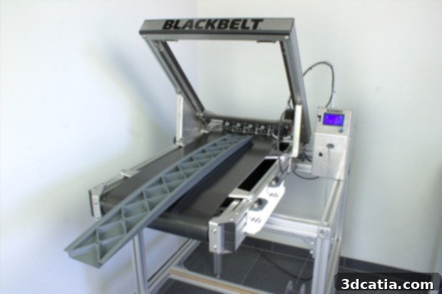 Blackbelt 3D printer in action