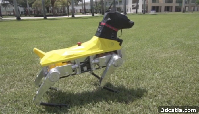 3D Printed Robot Dog Unleashed by Scientists 2 Astro, the 3D printed robodog from FAU