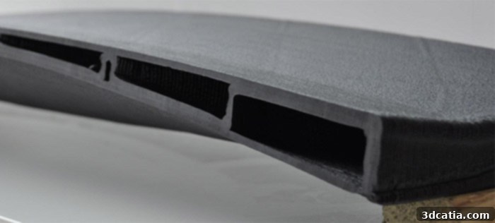 Lightweight 3D printed bridge prototype design
