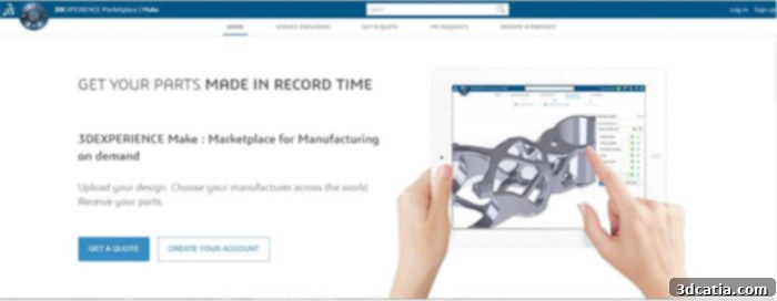 3DEXPERIENCE Make: Dassault Systèmes' On-Demand Additive Manufacturing Platform 2 3DEXPERIENCE Make platform interface