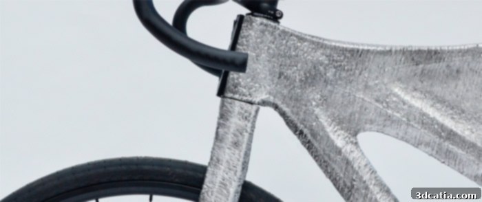 Arc Bike II: MX3D's Masterpiece in 3D Printed Aluminum 3 MX3D Arc Bike II 3D Printed Aluminum Detail