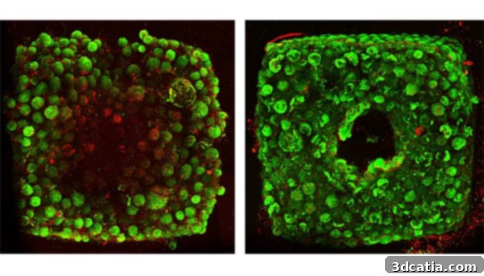 Bioprinted tissue with vascular channels