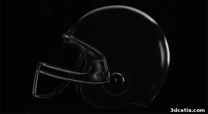 Glass Helmet 3D Printed