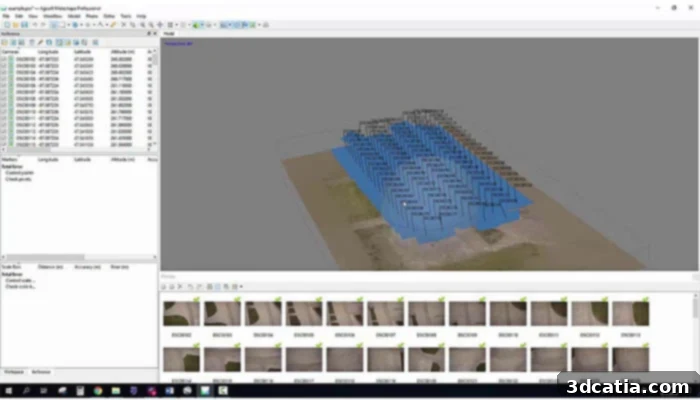 Agisoft Metashape photogrammetry software screenshot