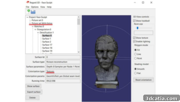 Regard3D open-source photogrammetry software