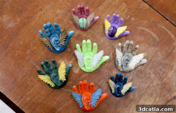 Intricate 3D printed art piece by Caroline Auraix showcasing unique textures and forms