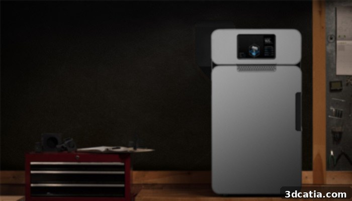 The Fuse 1 System from Formlabs, an SLS 3D printer.