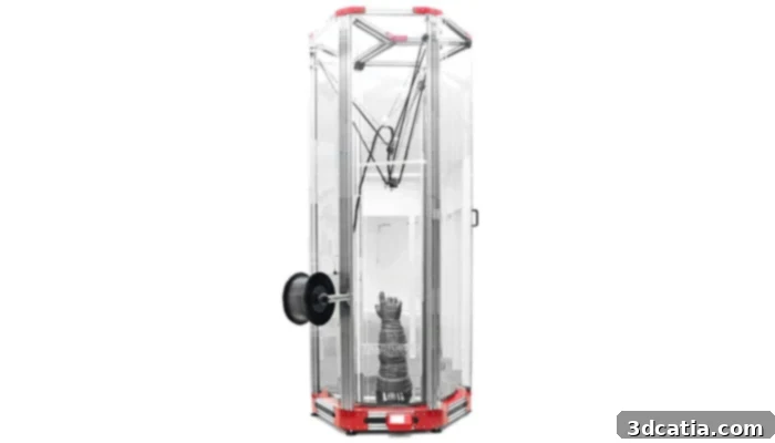 The T3500 3D printer, boasting the largest volume in Tractus3D’s range of machines