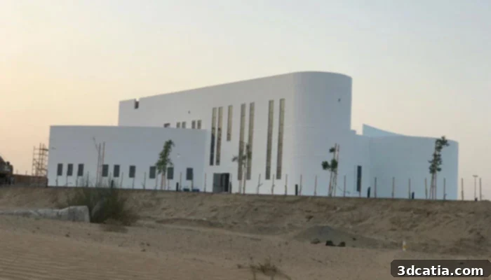 Apis Cor constructs Dubai's largest 3D printed two-story administrative building