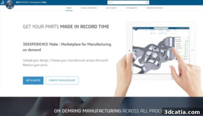 3DEXPERIENCE Make: Dassault Systèmes Powers On-Demand Production 2 dassault on-demand manufacturing service