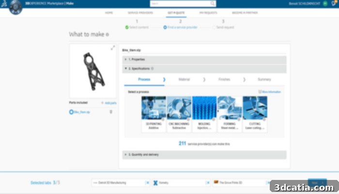 3DEXPERIENCE Make: Dassault Systèmes Powers On-Demand Production 4 dassault on-demand manufacturing service