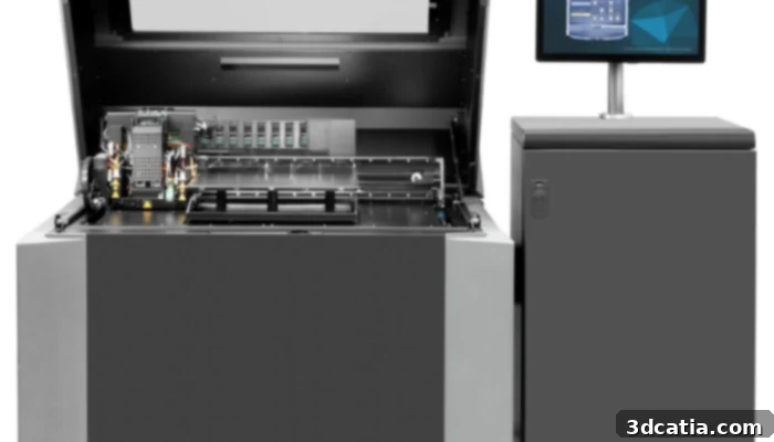 Stratasys J850 TechStyle 3D printer printing on fabric
