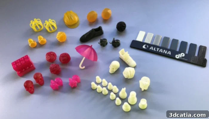 The AMpolar i2 3D printer integrates advanced materials developed in collaboration with ALTANA, showcasing a seamless blend of hardware and material science.