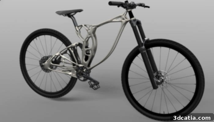 NMU ECO-CAR 3D printed mountain bike frame - public's choice