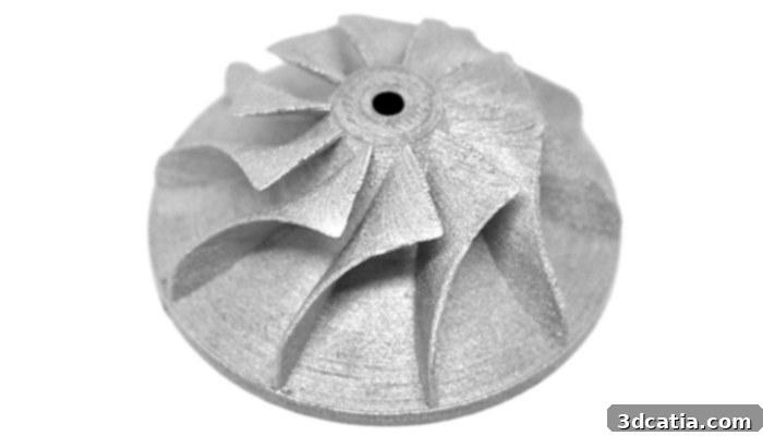Metal part developed with TRIDITIVE's AMCELL 3D printer