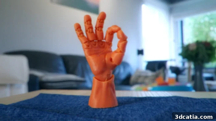 top 10 stl files: RikkTheGaijin's Articulated Hand