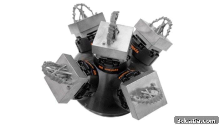 Dental bridges after the post-processing stage by GF Machining Solutions