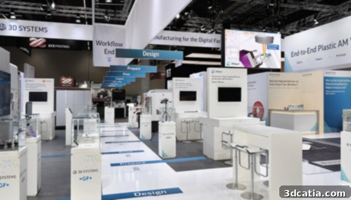 The GF Machining Solutions and 3D Systems stand at Formnext 2019
