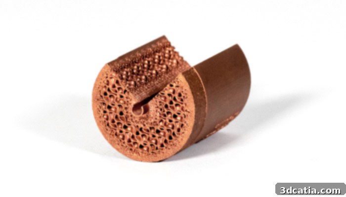 3D printed heat exchanger iteration
