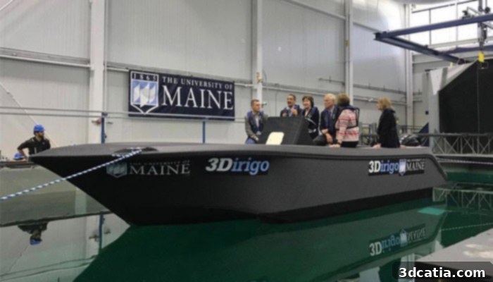 The 3Dirigio 3D printed boat
