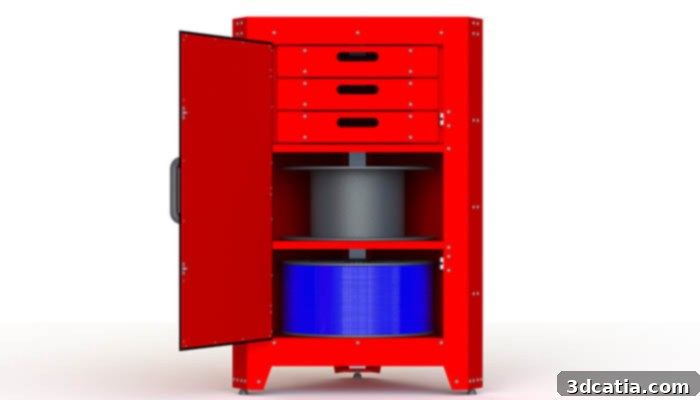 The Base utility stand for Tractus3D printers