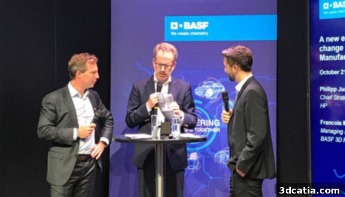 François Minec (left), CCO and MD of BASF 3D Printing Solutions