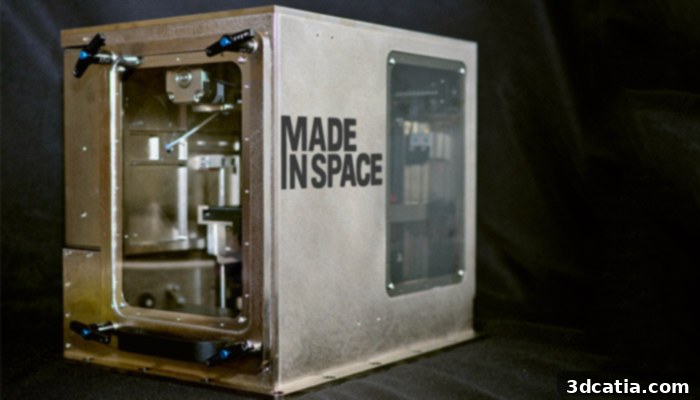 The first ISS 3D printer, developed by Made In Space