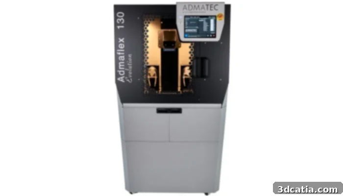 Admatec Admaflex 130 industrial ceramic DLP 3D printer.
