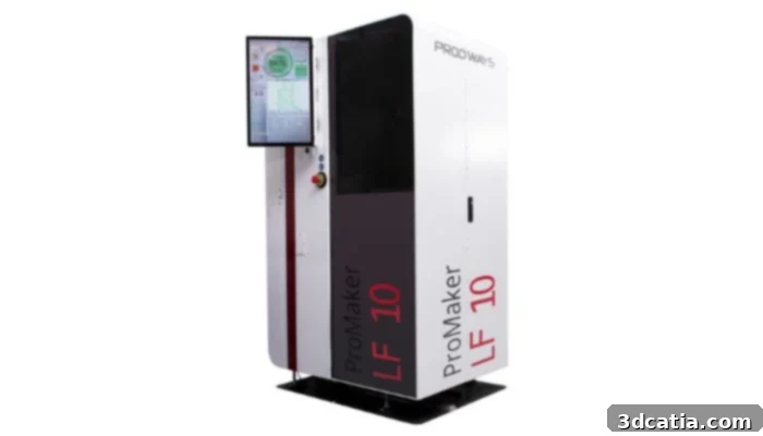 A ceramic 3D printer from Prodways, ProMaker LF10